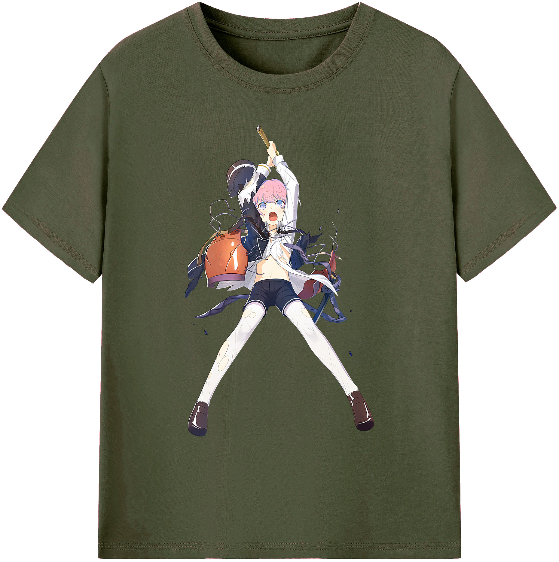 （画像用） 刀剣乱舞 Touken Ranbu 綿100％ メンズ半袖Tシャツ｜肌触りやわらか＆通気性